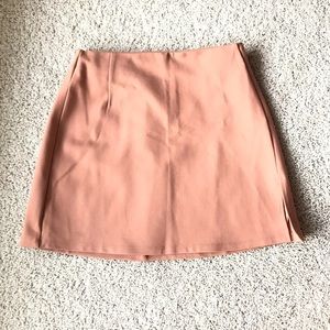 NBD Mini caramel brown skirt